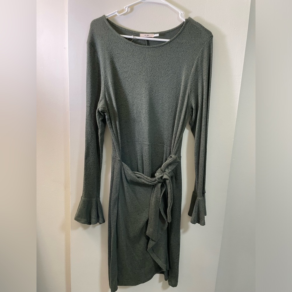 Fake wrap dress